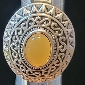 PAPARAZZI Statement Ring Yellow